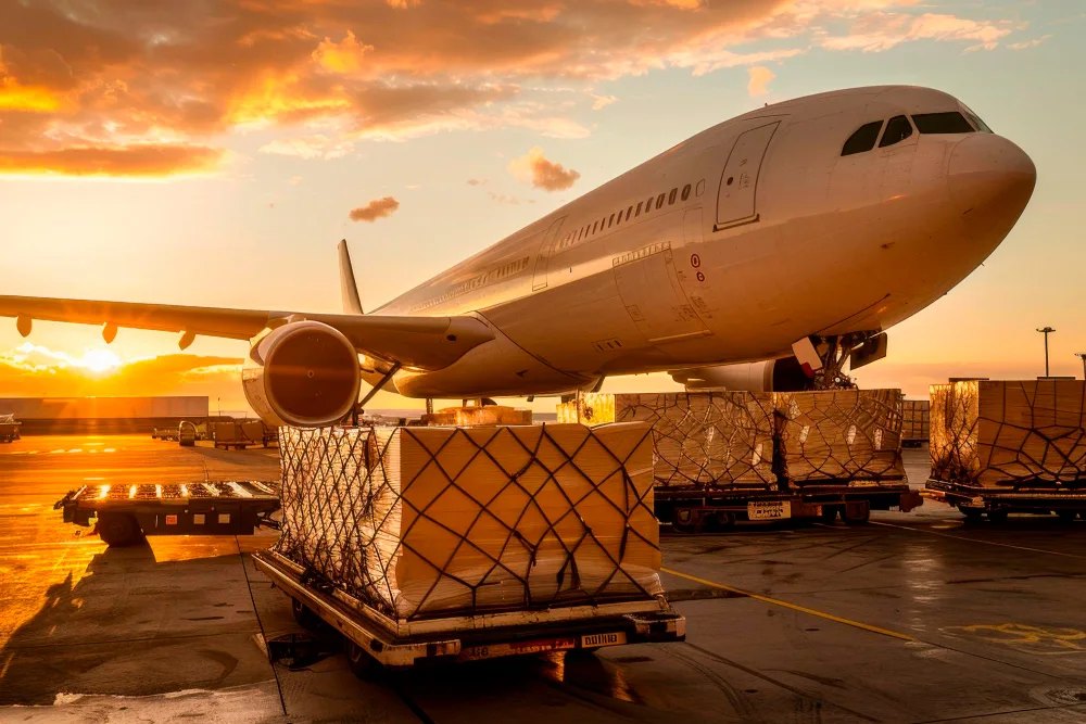 air freight services in a logistic company