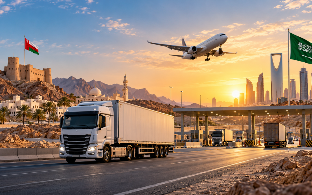 Oman to Saudi Arabia Freight: Land Freight, Customs & Delivery Timelines Explained